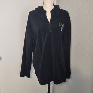 Black Half-Zip US Army Men's Sweater